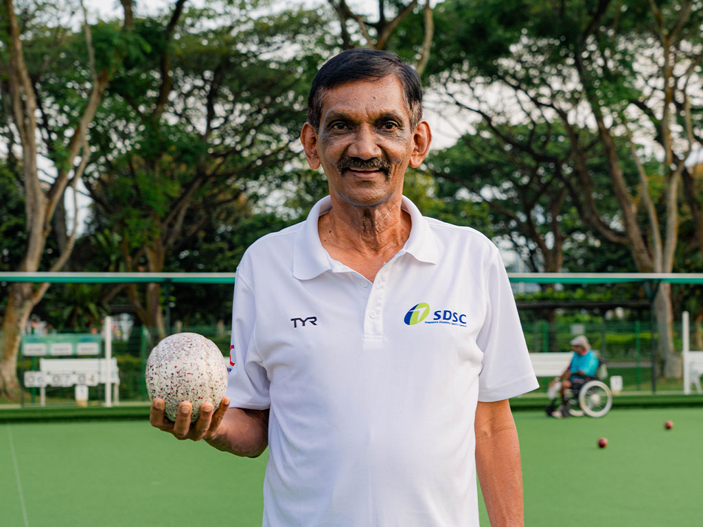 Mahendran Pasupathy, a visually impaired lawn bowler, hopes to inspire more love for this inclusive sport.