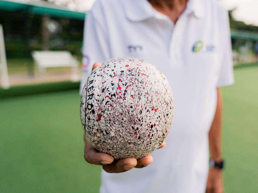 Lawn bowling helps keep Mahendran active and engaged in the community.