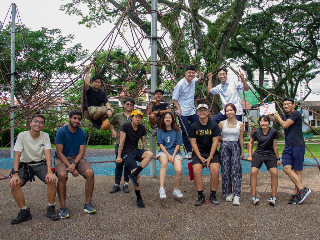 The crew and cast members of ‘Paper Sky’, after wrapping up their shoot The crew and cast members of ‘Paper Sky’, after wrapping up their shoot