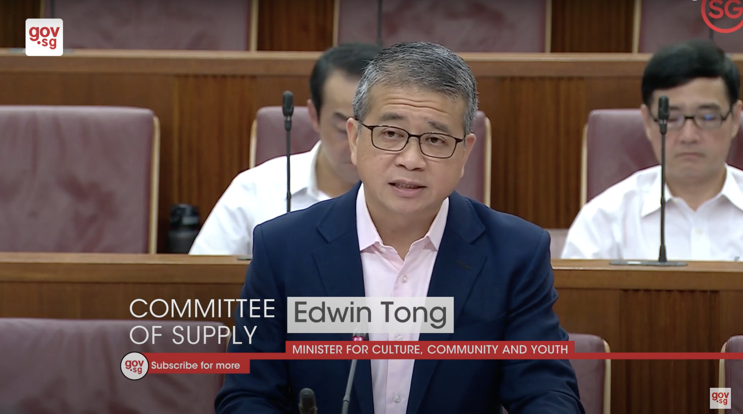 Min Edwin Tong COS Speech